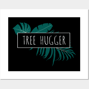 tree hugger - minimal & aesthetic nature lover design Posters and Art